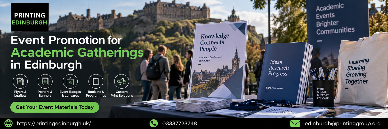 Event Promotion for Academic Gatherings in Edinburgh
